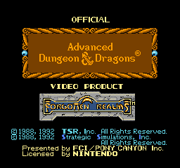 Advanced Dungeons & Dragons - Hillsfar